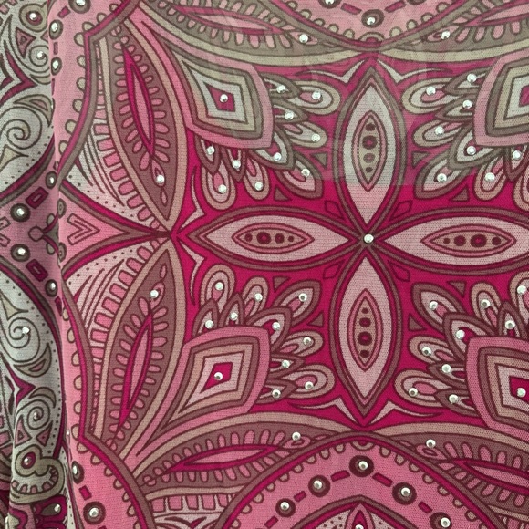 Vtg Y2K Sheer Asymmetric Flutter Sleeve Top Sz Amall - Picture 4 of 6